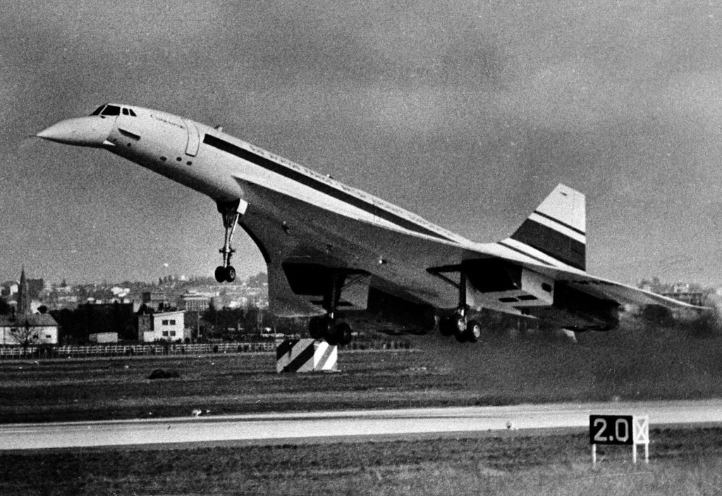 Concorde plane