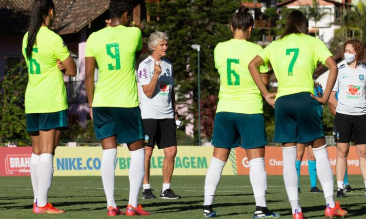 Epidemiological restrictions affected the preparations of the women's team |  Photo: Laura Zago |  CBF - Photo: Laura Zago |  Cbf