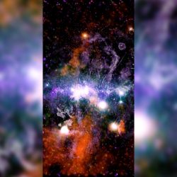 NASA publishes an unpublished image showing the “violent energy” of the Milky Way