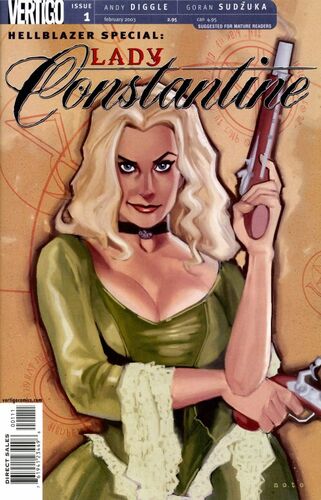 Capa da HQ Hellblazer: Mrs. Constantine