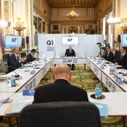 The UK is hosting the first G7 face-to-face meeting in two years