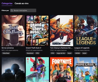 Twitch categories aren't usually specific