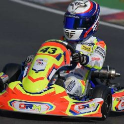 Young Rodrigo Zebra is already offering cards in karting in the UK