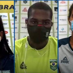 Ana Patricia, Duda and Evandro comment on beach volleyball predictions for the Olympics