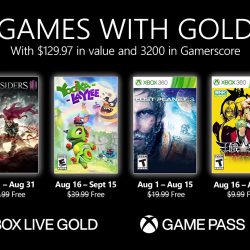 Games for Gold: August 2021 games revealed