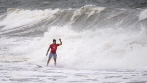 The city loses to the Japanese in the semi-finals and will compete for the bronze medal in surfing