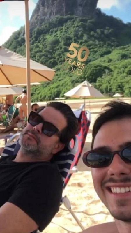 Murillo Benicio enjoying the beach on his birthday - clone / instagram - clone / instagram