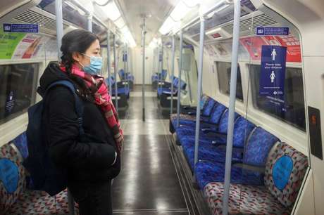 London Underground 01/05/2021 during the Kovit-19 epidemic.  REUTERS / Hannah McKay