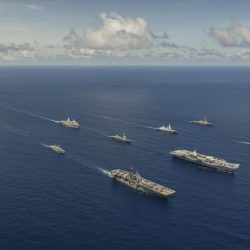 Large-scale global exercise (LSGE 21) – UK and US strike groups unite for naval power