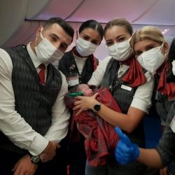 With no doctor on board, flight attendants help Afghan mother give birth on board