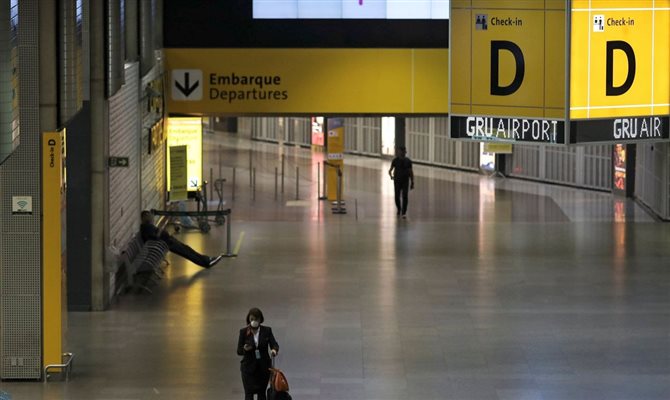 Previously, passengers had to comply with the quarantine in Guarulhos (SP) before boarding domestic flights