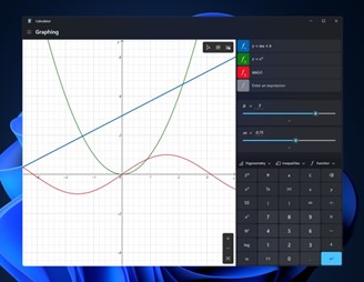 New calculator for Windows 11.