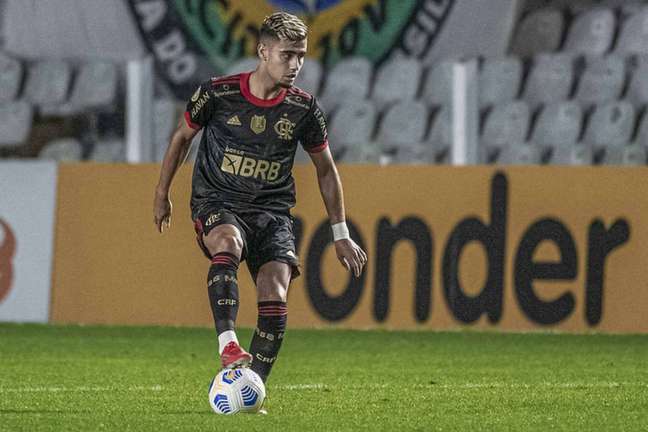 Andreas Pereira scored a goal in Flamengo's win over Santos (Photo: Alexandre Vidal/Flamingo)