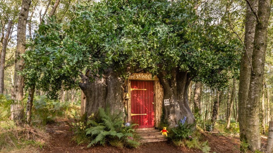 Winnie the Pooh wooden house can be rented out by character fans for R $ 522 a day!