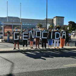 Marcelo Quiroga greeted under protests in Portugal: “Genocida”