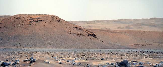 The Perseverance Vehicle landed a few miles southeast of the Great Delta Formation.