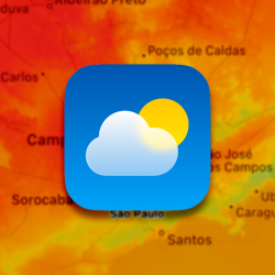 How to view temperature and air quality map on iPhone