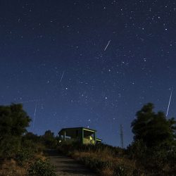 The last meteor showers of this year occur at dawn on Tuesday