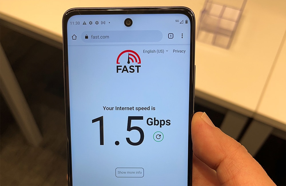 Claro independent 5G tests with the Moto G200