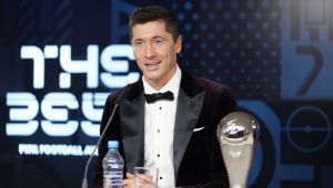 Lewandowski was named the best player in the world by FIFA