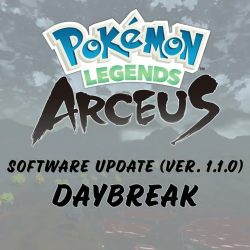 Arceus gets the update to version 1.1.0 – ‘DAYBREAK’ revealed, details – Switch Brasil