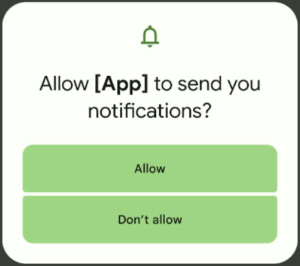 Android 13 notifications permission.