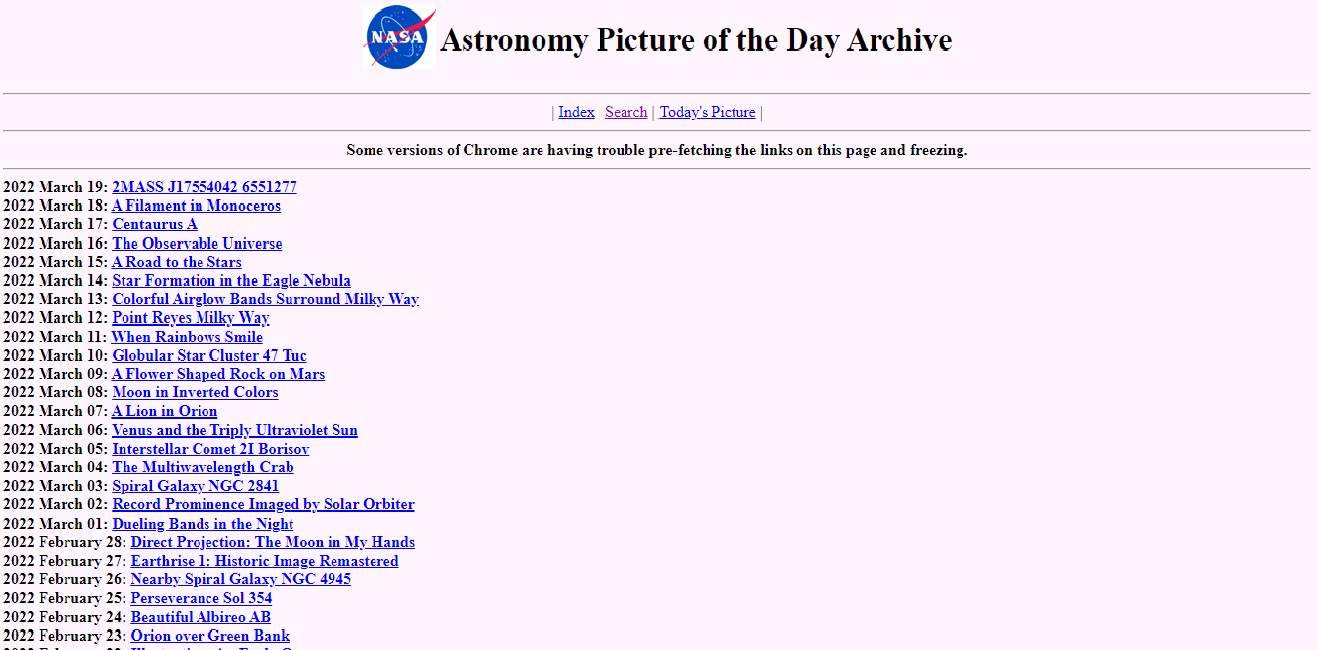 NASA has a picture of your birthday.  Learn how to see