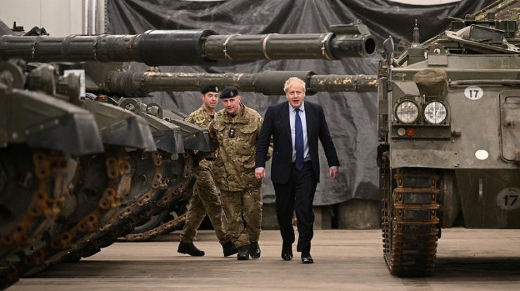 The UK has banned the army from entering Ukraine