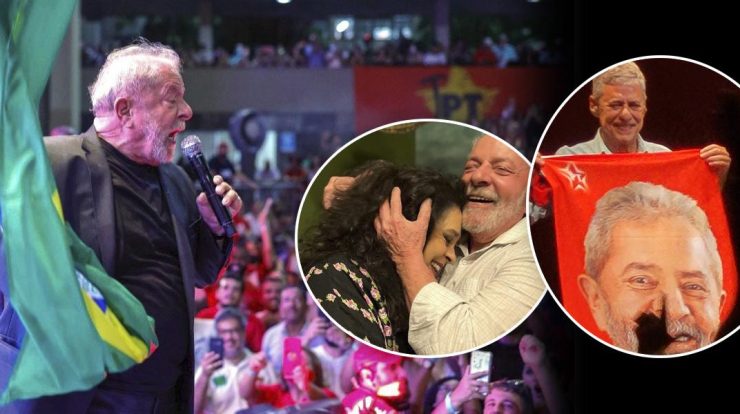 The consecrated Lula Pass through Rio ends at apotheosis in Mangueira with Gal and Chico