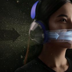 The company announces a headset with an integrated air purifier