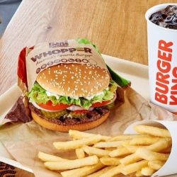 Burger King sells snacks at  to those offering voter registration