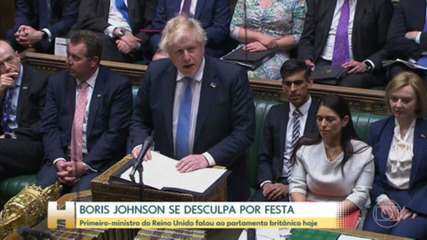 Boris Johnson has apologized to the British Parliament for being involved in the party during the lockout