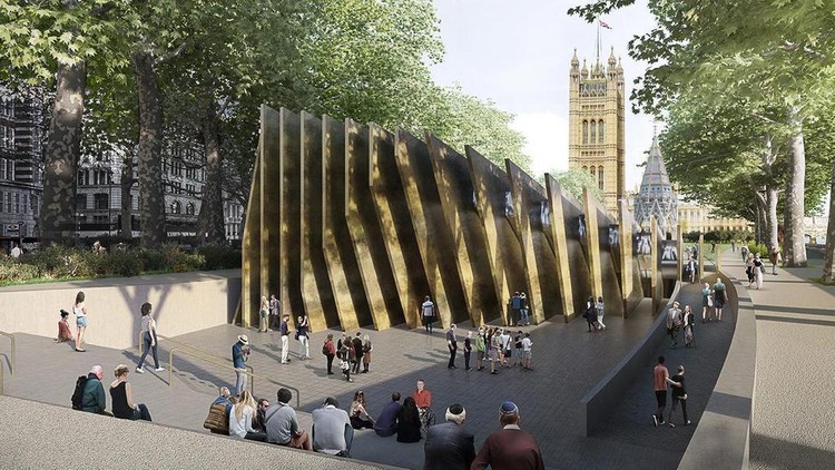 UK suspends David Adjay's Holocaust Memorial, courtesy of Ron Arath Architects