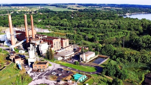 The Greenidge power plant generates electricity from gas and uses all of its energy to mine bitcoin (Photo: Disclosure / Greenidge Generation LLC)