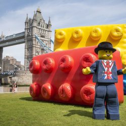 LEGO took giant bricks to London