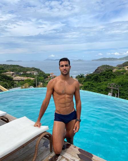 Beach volleyball player Vinicius Freitas