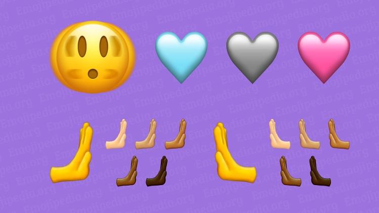 New emojis are included in the Emoji 15.0 pack, including "trembling face" and gesture "play here" ("your palm") - disclosure / Emojipedia - disclosure / Emojipedia