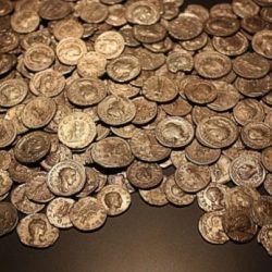 Roman gold coins found in England may have been buried before the conquest