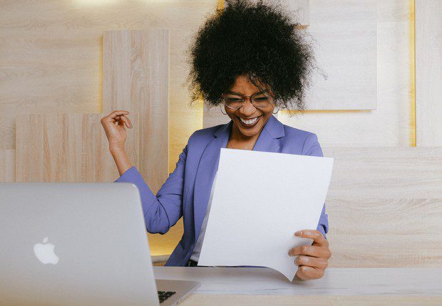 woman, happy woman, successful, success, office, achievements (Image: Pexels)