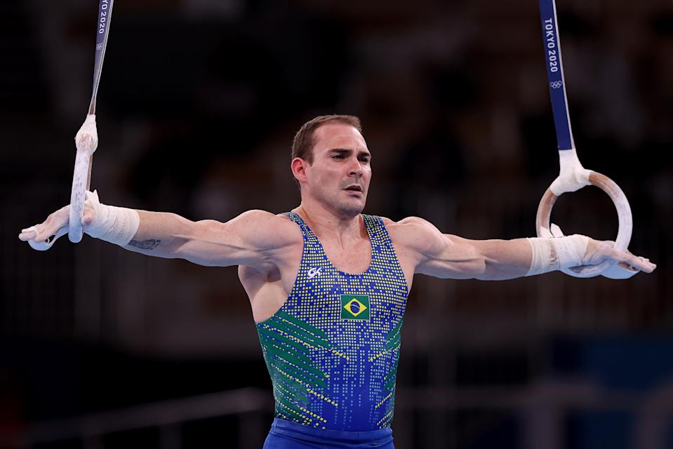 Arthur Zanetti during the 2021 Tokyo Olympics (Photo: Laurence Griffiths/Getty Images)