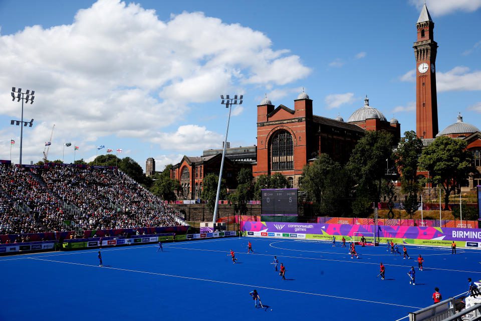 The British proposal is trying to seduce the International Hockey Federation with big arenas.  Photo: Alex Livesey/Getty Images