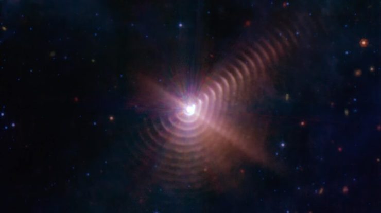 James Webb reveals a “fingerprint” created by two stars