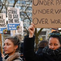 Nurses walkout in England as conservatives call to tackle obesity